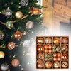 predolo 36Pcs Christmas Balls Christmas Tree Ornaments,Ball Christmas Tree Baubles