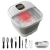 ACKLEAP Collapsible Foot Spa with Heat, Touchscreen, Foldable Foot Bath