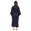 V Vaborous Women's Soft Long Satin Robes Long Silk Robes