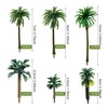Woohome Pack of 60 Model Building Trees, Miniature Palm Tree,