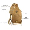 HAOMUK Tactical Sling Bag Pack Military Rover Shoulder Sling Backpack