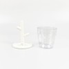 Hassey Top-in Toothpaste Cup / Mini Gargle Cup & Stand