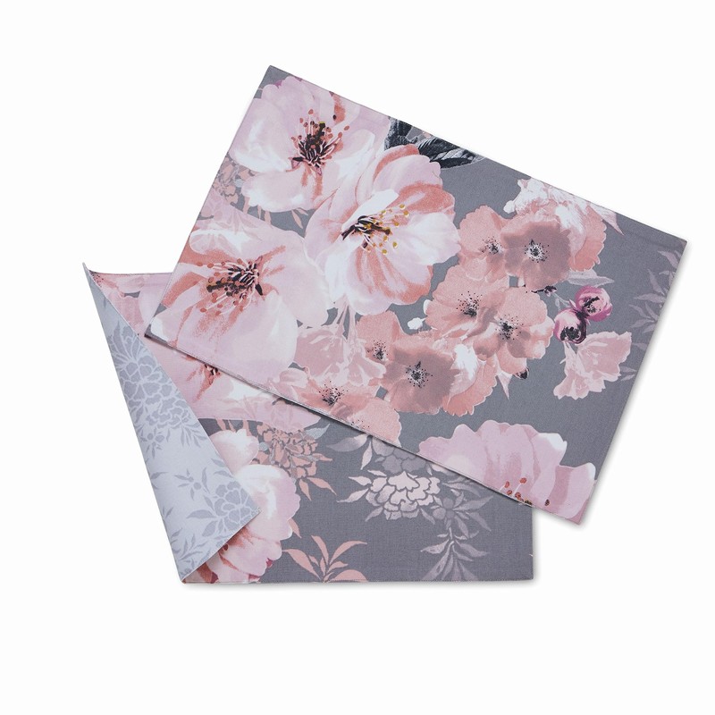 Catherine Lansfield Dining Dramatic Floral Cotton 30x46 cm Placemat Pair