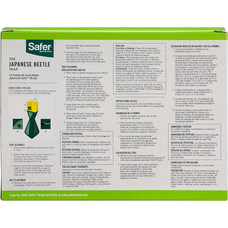 Safer Brand Japanese Beetle Trap with Attractant - 70102 -