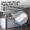 Eujgoov LED Cabinet Light Power Supply EWD-12W-60W-1205 6‑Bit Jump Wire