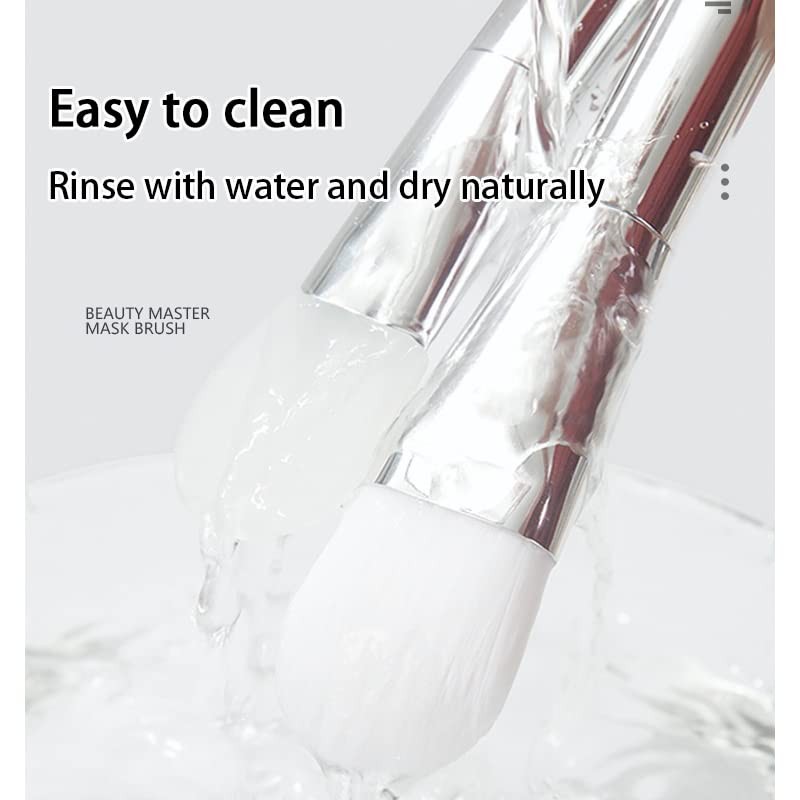Face Mask Brush 2Pcs, Jrsoul He Face Mask Applicator Double-Ended,