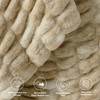 blunique Luxury Faux Rabbit Fur Throw Blanket 50x60, Ultra Soft