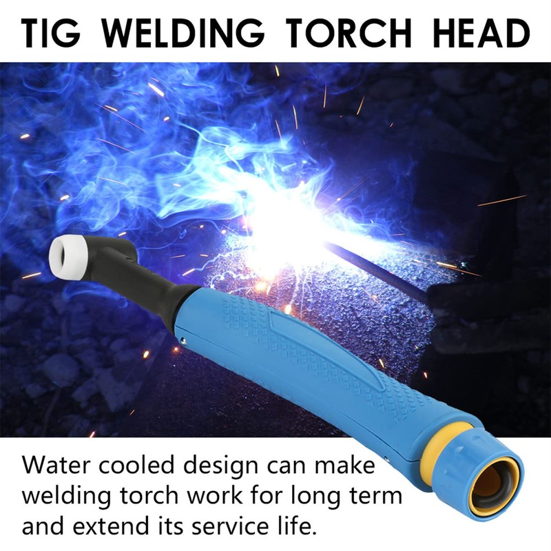 WP-18 TIG Welding Torch Water Cooled Flexible Head Body with