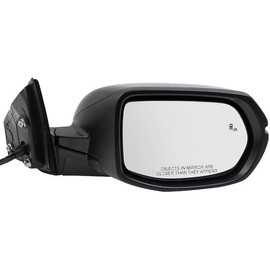 Marketplace Auto Parts Right Passenger Side Power Mirror - Black - with Heated Glass, Turn Signal, and Blind Spot Detection - Compatible with 2017-2020 Honda CR-V Sport Utility 4-Door