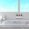 GOYISEE Shampoo and Conditioner Dispenser for Shower Wall 3 Chamber