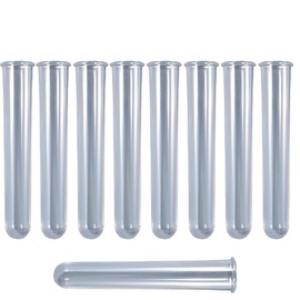 9Pcs Clear Test Tubes for Plant Propagation Station Hydroponic/Flowers for Home Office Desktop Decoration (9Pcs Clear Test Tubes)