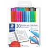 STAEDTLER Triplus Broadliner Pen, Triangular Barrel, 0.8mm Line, Assorted Colors,