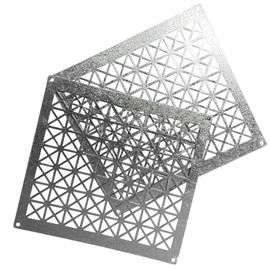 Tjernlund 950-8304 Underaire Steel Crawl Space Vent, Steel Diamond Pattern, 18" x 10" Screen