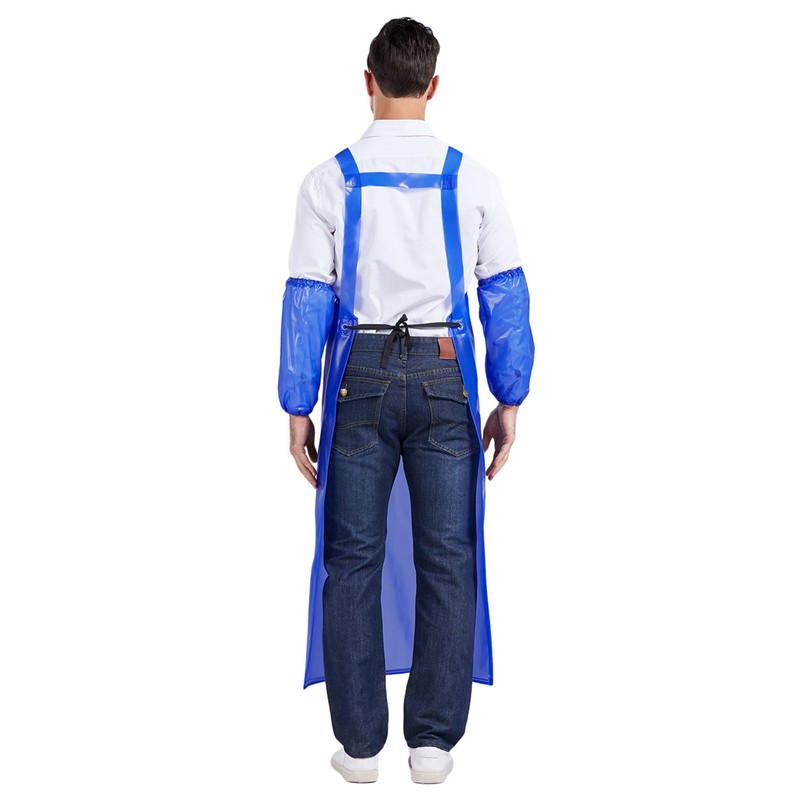 Nanxson Waterproof Apron PVC Double shoulder backpack Adjustable Work Apron