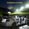 GLOWSPEED 20PCS White LED Bulb Interior Lights Package Kit for