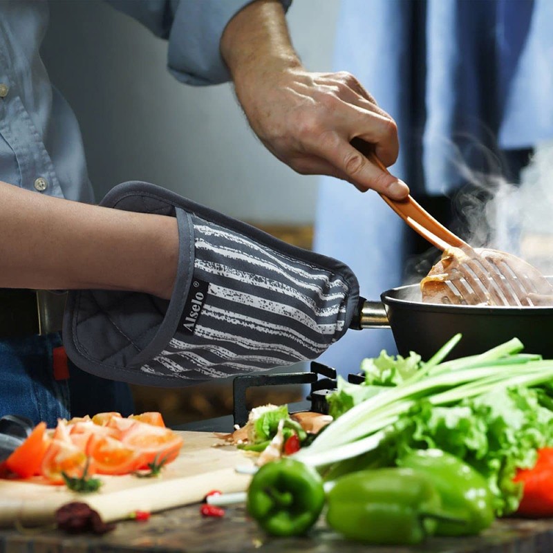 Alselo Silicone Pot Holders Set of 3 Heat Resistant &