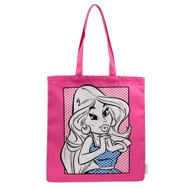 Grupo Darik Comic Asterix Reusable Shopping Bag, Cotton Bag, Eco Friendly Gifts for Women and Men, Fabric Shopping Bag, Foldable Bag, Blue, green, red, pink