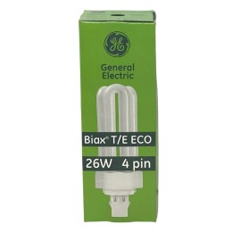 General Electric Light Bulb, 4 Pin Biax T/E ECO, 26-Watts GX24q-3, 97618