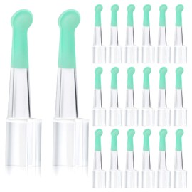 20 Pieces Ear Spoon Tips Cleaner Replacement Set for 3.5 mm Otoscope Plastic Reusable Ear Cleaner Tips for Teens Adults Family Health Care