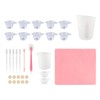 Silicone Measuring Cup Tool Kit Spatula Finger Gloves Pipettes Epoxy