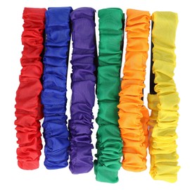 Dilwe 3 Legged Racing Bands Heavy Duty Nylon Elastic 2 Person 3 Leg Foot Race Game Training Expansion Props for Kids