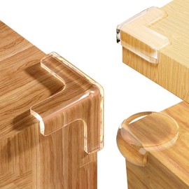 Corner Protectors for Baby,15 PCS Table Corner Protectors for Kids, Clear Baby Proofing Corner Guards with Strong Adhesion,Furniture Corner Protectors