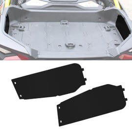 CUSAUTV Aluminum Bed Side Doors Panels Compatible with 2024+ Can-Am Maverick R X RS Accessories Rear Bed Storage Box Side Door Cover Panels for Can Am Maverick R 2024+ Replacement for 715009154 (2PCS)