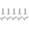 uxcell Square Head Bolt, 10pcs M6x20mm Fully Thread Carbon Steel