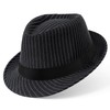 BABEYOND Straw Trilby Fedora Hat for Men-1920s Felt Panama Hat
