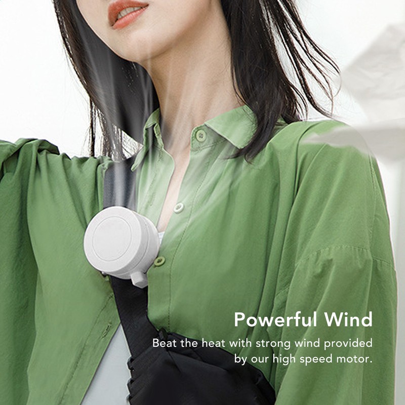 Mini Clip Fan Powerful Wind USB Rechargeable Low Noise Multiuse