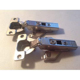 2 Blum 120 Degree Clip On Hinge With Face Frame Adapter - NEW