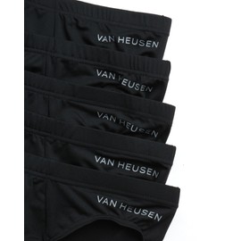 Van Heusen Men's Briefs - 10 Pack Quick Dry No Fly Performance Low Rise Briefs - Soft Breathable Underwear for Men (S-XL), Size Large, Black