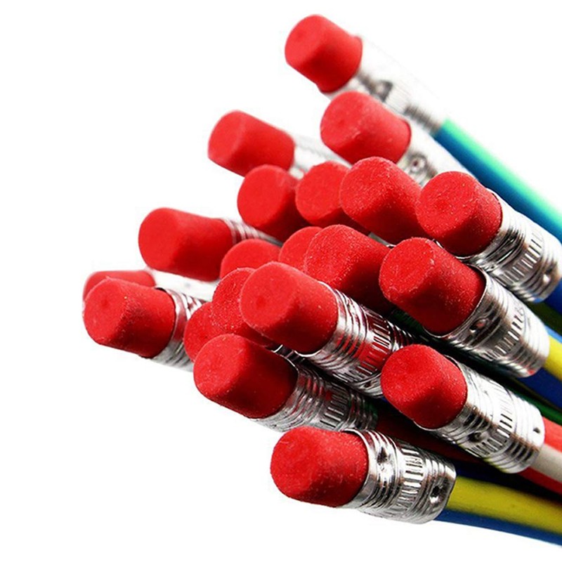 Hamiggaa 35 PCS Colorful Flexible Soft Bendable Pencil with Eraser,