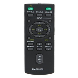 Hillrong New Sony Sound Bar HT CT60/C Replacement TV Remote ANU159 by CT60 SS W