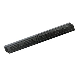 Zcardon 3pcs 2019-2021 Elevation Emblems Door Tailgate Badge Replacement for Sierra 84682634 (Shiny Black)