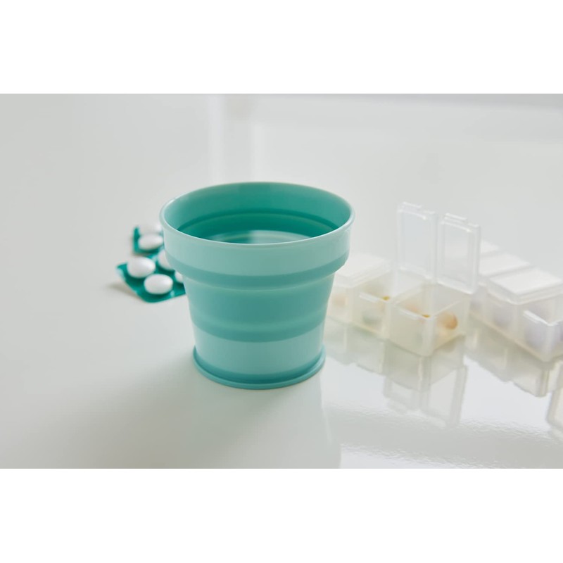 Isetou UGAI Cup (Gargle Cup) Portable with Case, Mint Green