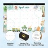 Wisdomsea designs 2025 desk calendar,2025 wall calendar,11.8x17 inches large calendar