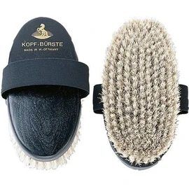 HAAS Head Brush - soft white horsehair bristles (Kopf-Burste)
