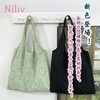 Niliv Women's Tote Bag, Shoulder Bag, Large Capacity, Floral Pattern,