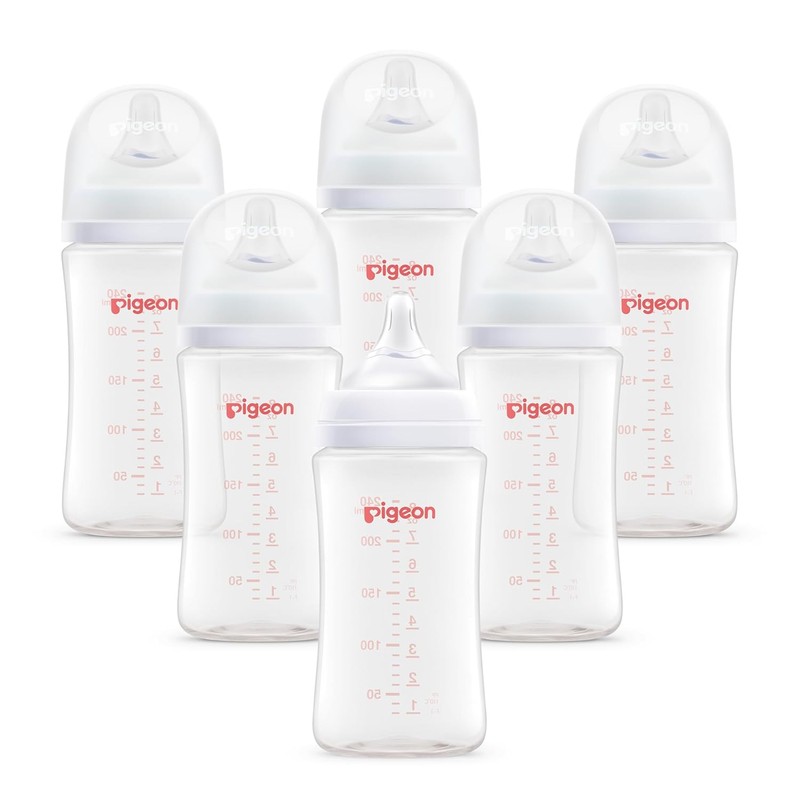 PIGEON | Set 6 Biberones de 240 ml | Soft
