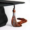 Endea Graduation Mixed Double Color Tassel with Silver Stacked Date