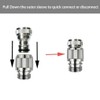 Brass Faucet Diverter Valve with Quick Connection, Adapter From Sink