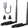 Wireless HDMI Transmitter and Receiver 2025 Upgraded 165FT/50M, HDMI Wireless
