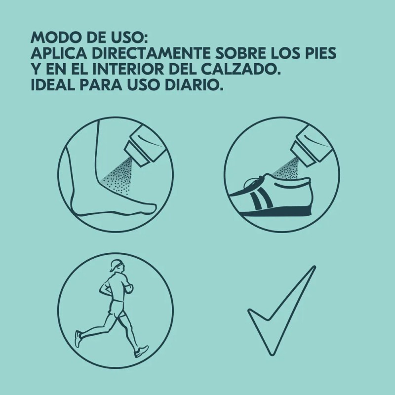 Talco para Pies Rexona Efficient Antibacterial 200 g