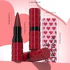 evpct Juego de Lápiz Labial y Delineador de Labios Mate