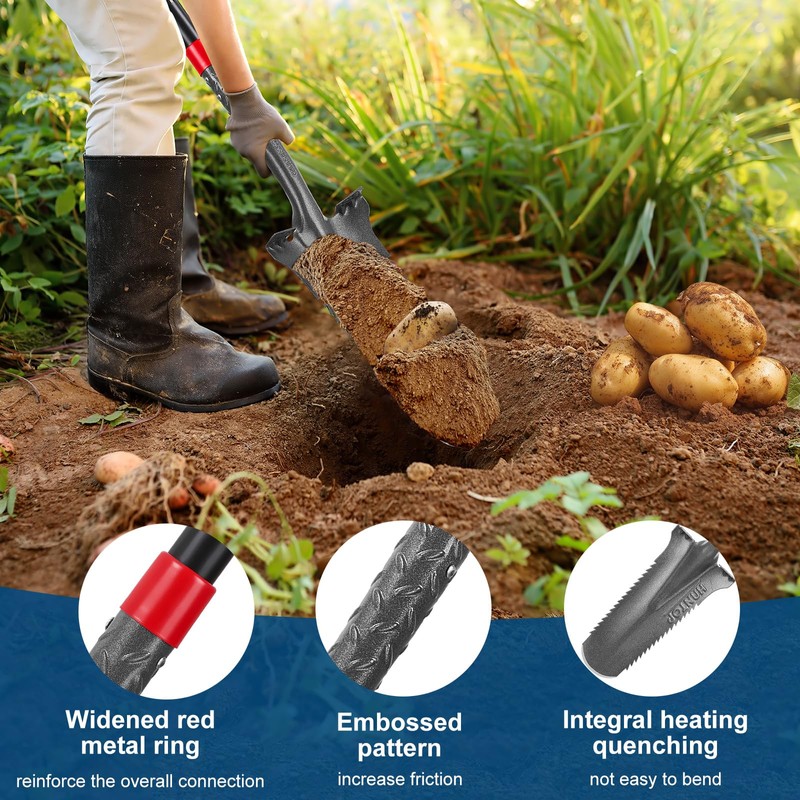 Drain Spade Root Saw Spade Narrow Serrated Shovel Digging Shovels