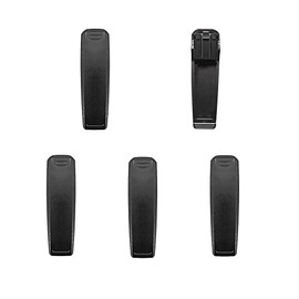 5PCS MB-133 Radio Belt Clip Compatible for Walkie Talkie A16 A25 F1000 F2000 F2100 F3400 F4400 F7010 F7040 F7020 M25 M37 M93D R30 BP-278 BP-279 BP284 BP287 BP293, Black