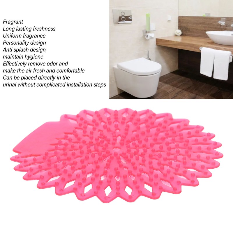 10Pcs Urinal Screens Deodorizer Splash Proof Long Lasting Odor Removal