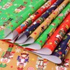 HOWAF 8pcs Christmas Wrapping Paper, Nutcracker Wrapping Paper Xmas Gift