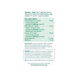 Jamieson Milk Thistle Herbal Complex Daily Liver Detox, 30 caplets